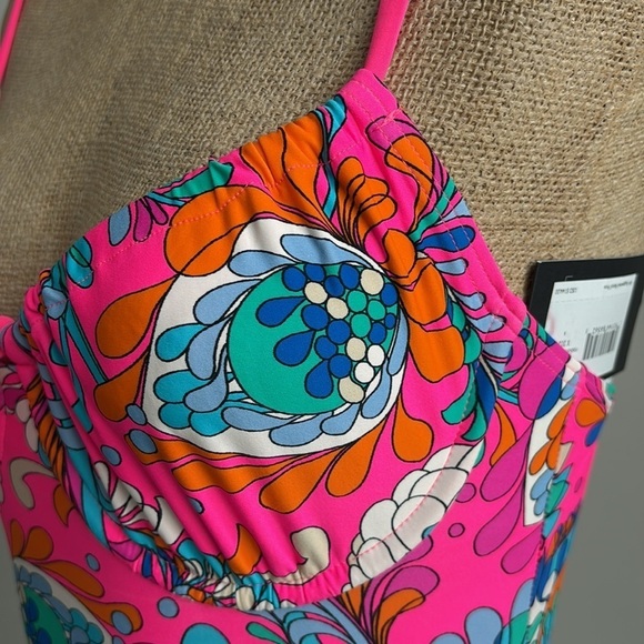 Kate Spade Sea Garden One Piece Swimsuit SMALL NWT - Picture 6 of 7